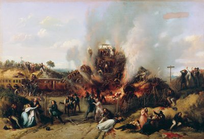 Disaster on the Railway Between Versailles and Bellevue by A Provost